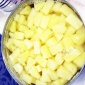 麦仕琪罐头 3公斤菠萝扇块中西餐原料果冻披萨菠萝小扇块厂家